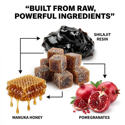 Shilajit Gummies – Daily Energy & Focus Support, 30 Count