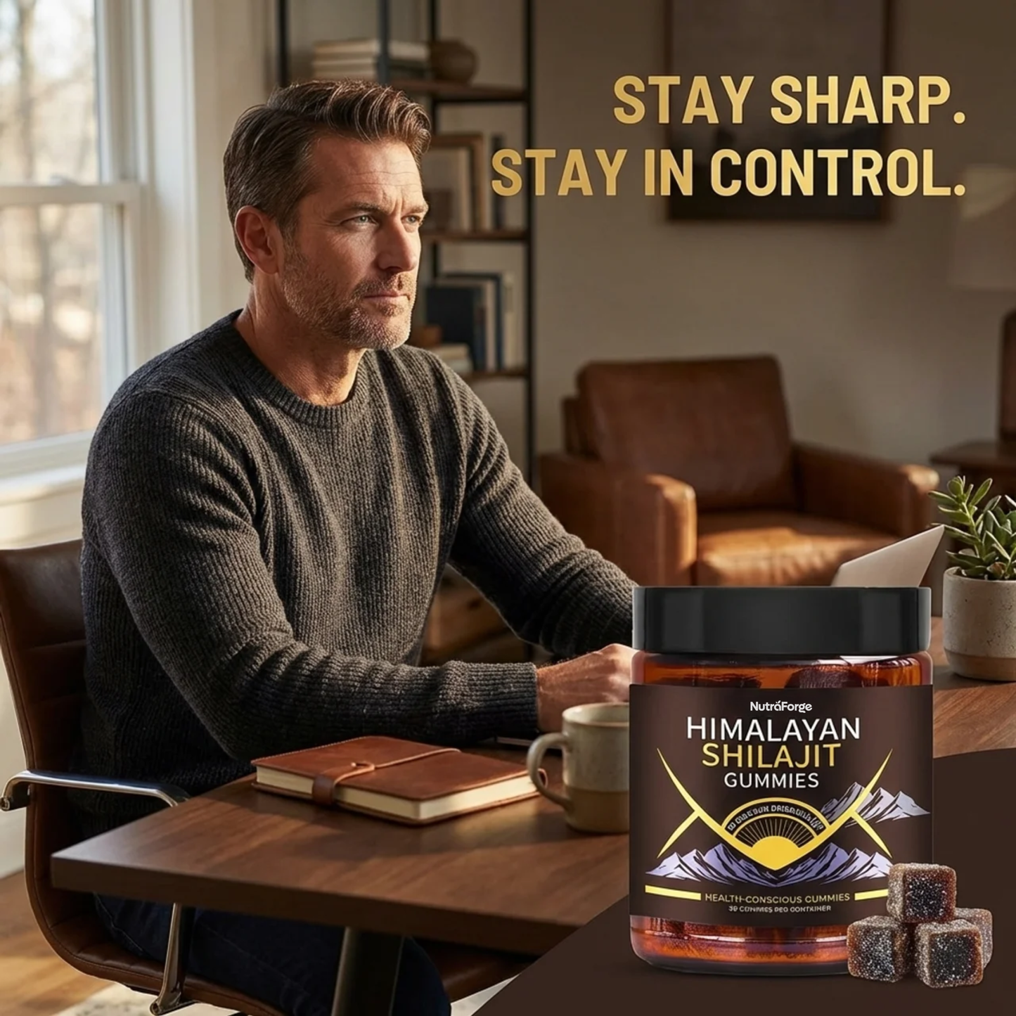 Shilajit Gummies – Daily Energy & Focus Support, 30 Count