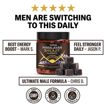 Shilajit Gummies – Daily Energy & Focus Support, 30 Count